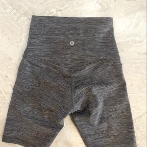 Lulu shorts NEW. 2 for 40 total- white seem inside leg is 7.5” grey is 8”